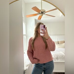 American Eagle Outfitters Soft Pink Sweater